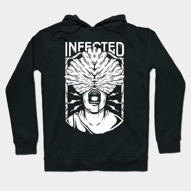 Last Infected Hoodie by Alundrart